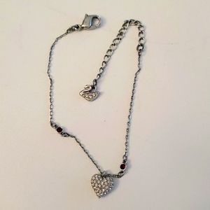 Swarovski Heart Bracelet
